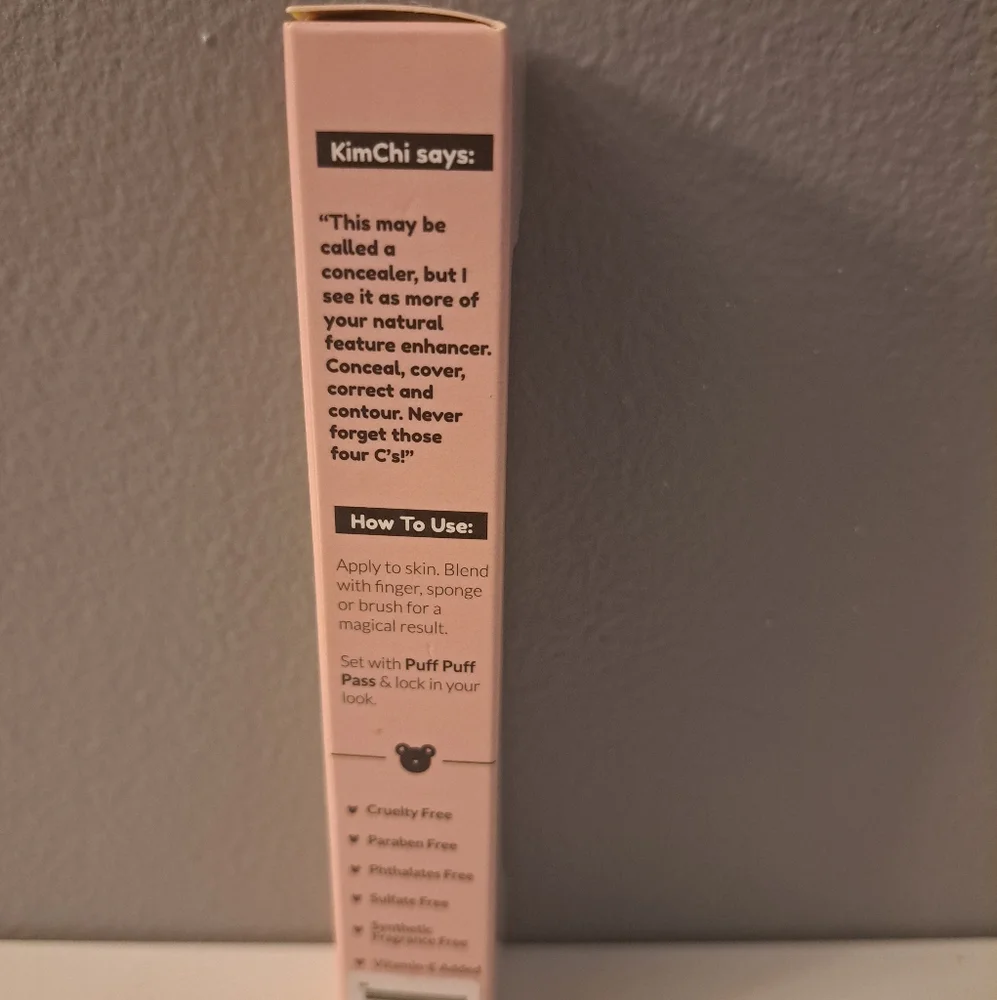 NIB Kim Chi‎ The Most Concealer Multi Task Superstar TMC19 Dark Choco